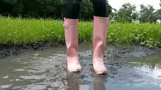 Candy Floss Pink Hunter Boots_7