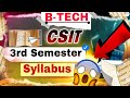 📚 B-TECH CSIT 3rd Semester Syllabus 2025 | Complete Subject List &amp; Details