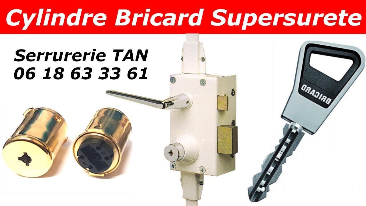 TUTO comment changer un jeu de cylindre bricard supersurete 812000 ?