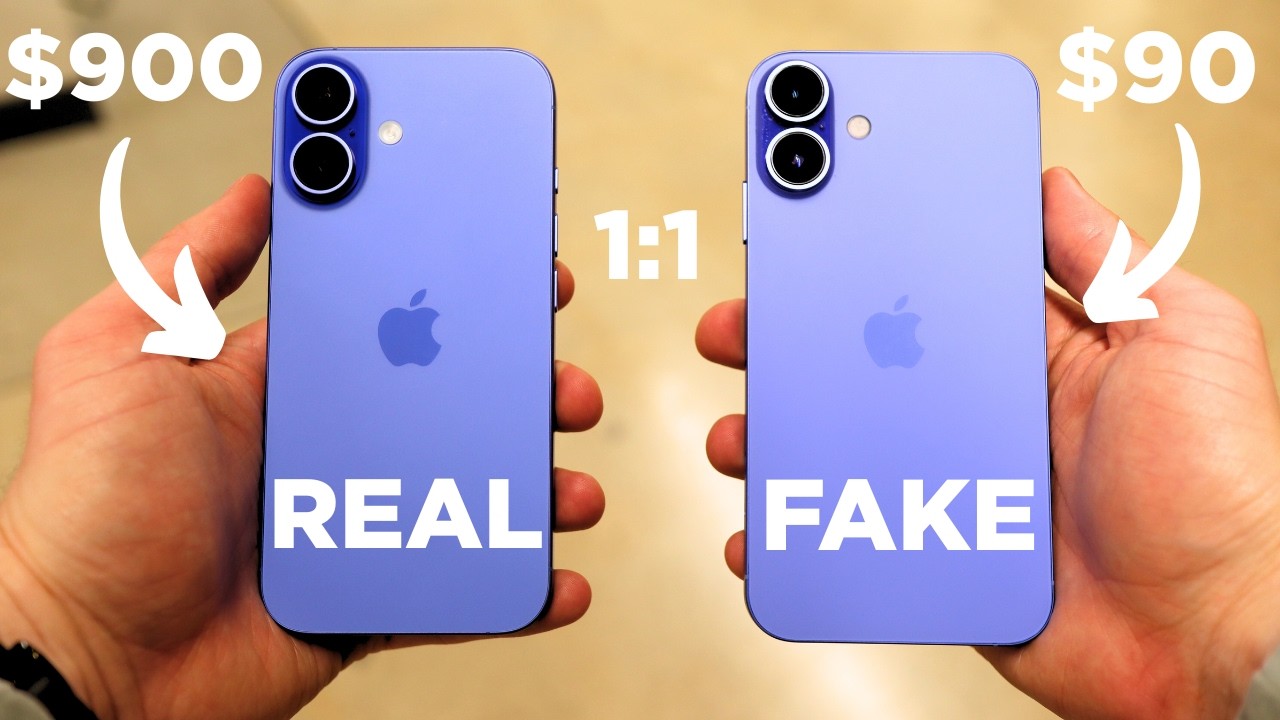 I Bought a FAKE iPhone 16 and it was Actually GOOD - YouTube