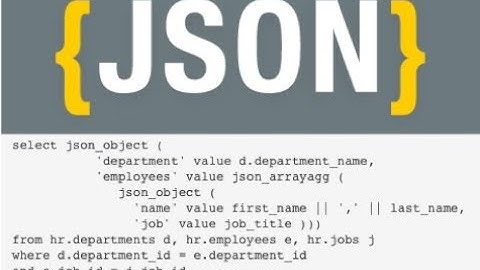 JSON, SODA and Oracle Database