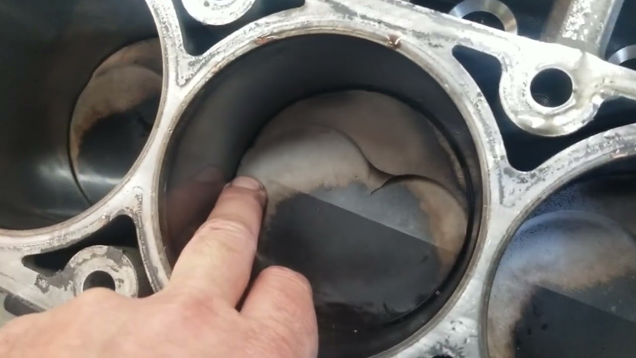 Post dyno damage assessment on the 415.