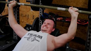 Home Gym Workout Chest + Back | Shot on Blazar 50MM Anamorphic Lens