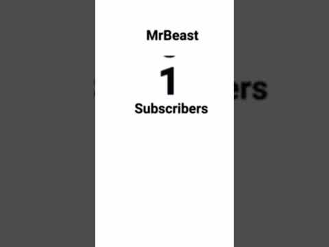 MrBeast hot 1 subscriber with Cha Cha song