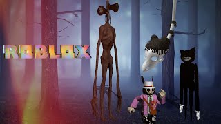 SIREN HEAD, CARTOON CAT y LONG HORSE en ROBLOX