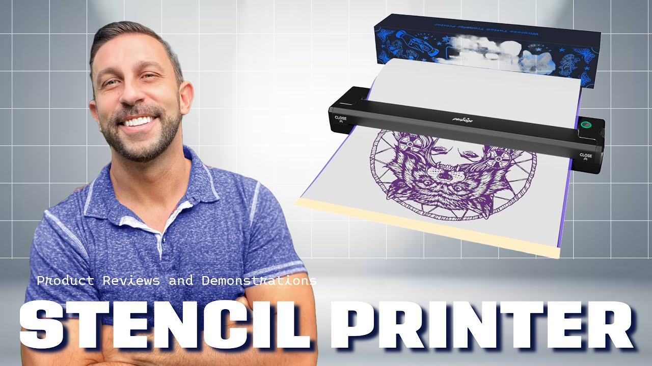 Беспроводной трафаретный принтер для татуировок PeriPage P90