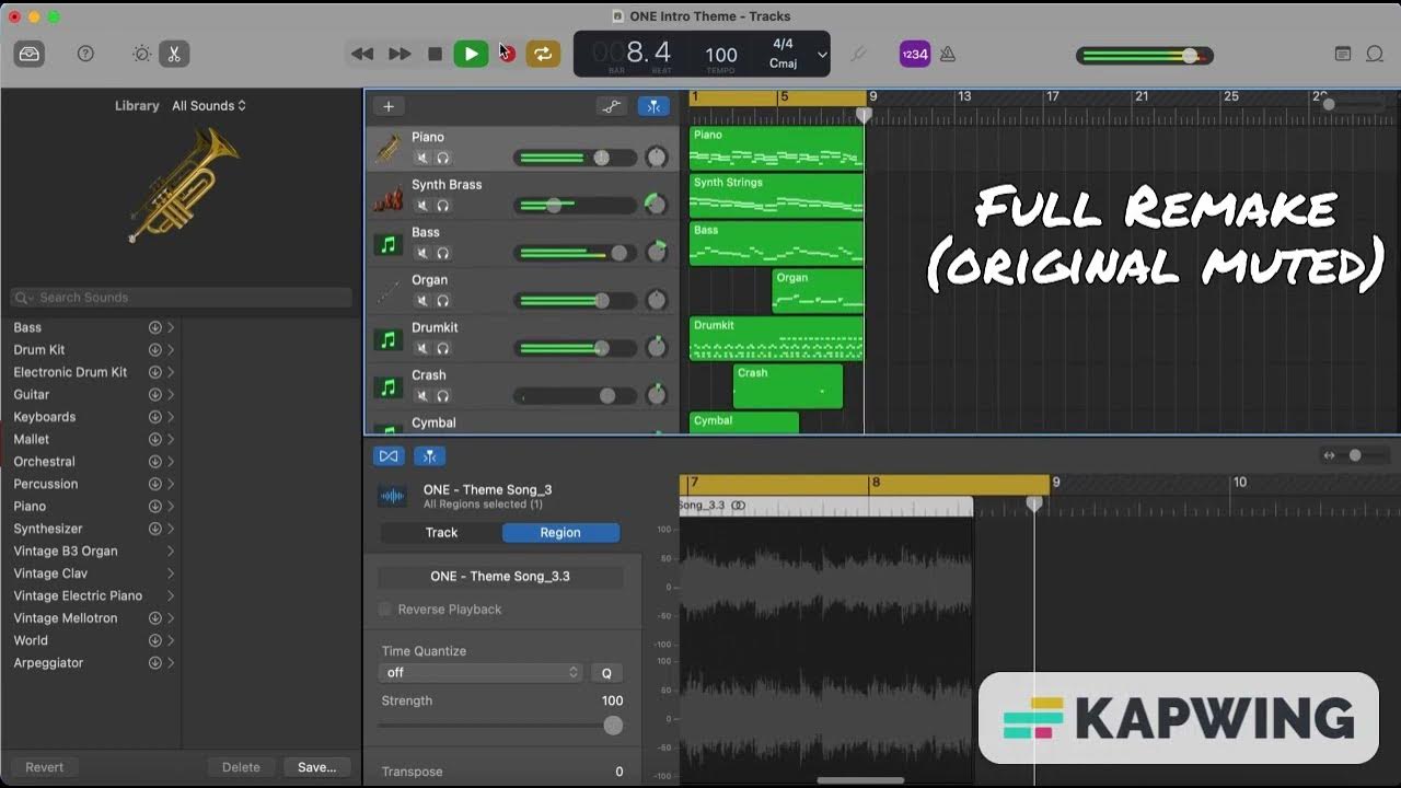 hfjONE Intro GarageBand Remake (Download in Description) YouTube