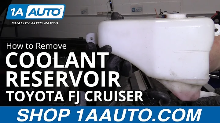 How to Replace Coolant Reservoir 07-14 Toyota FJ Cruiser