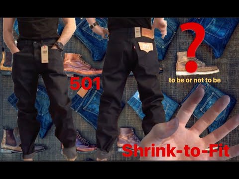 КАК ЭТО ВОЗМОЖНО?Я ПОПАЛ? Сырой Деним. Levis 501 Shrink to Fit.   Ч. 1