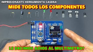 ✅ OTRA   IMPRESIONANTE HERRAMIENTA! ADIOS AL MULTIMETRO? MIDE TODOS LOS COMPONENTES ELECTRONICOS!