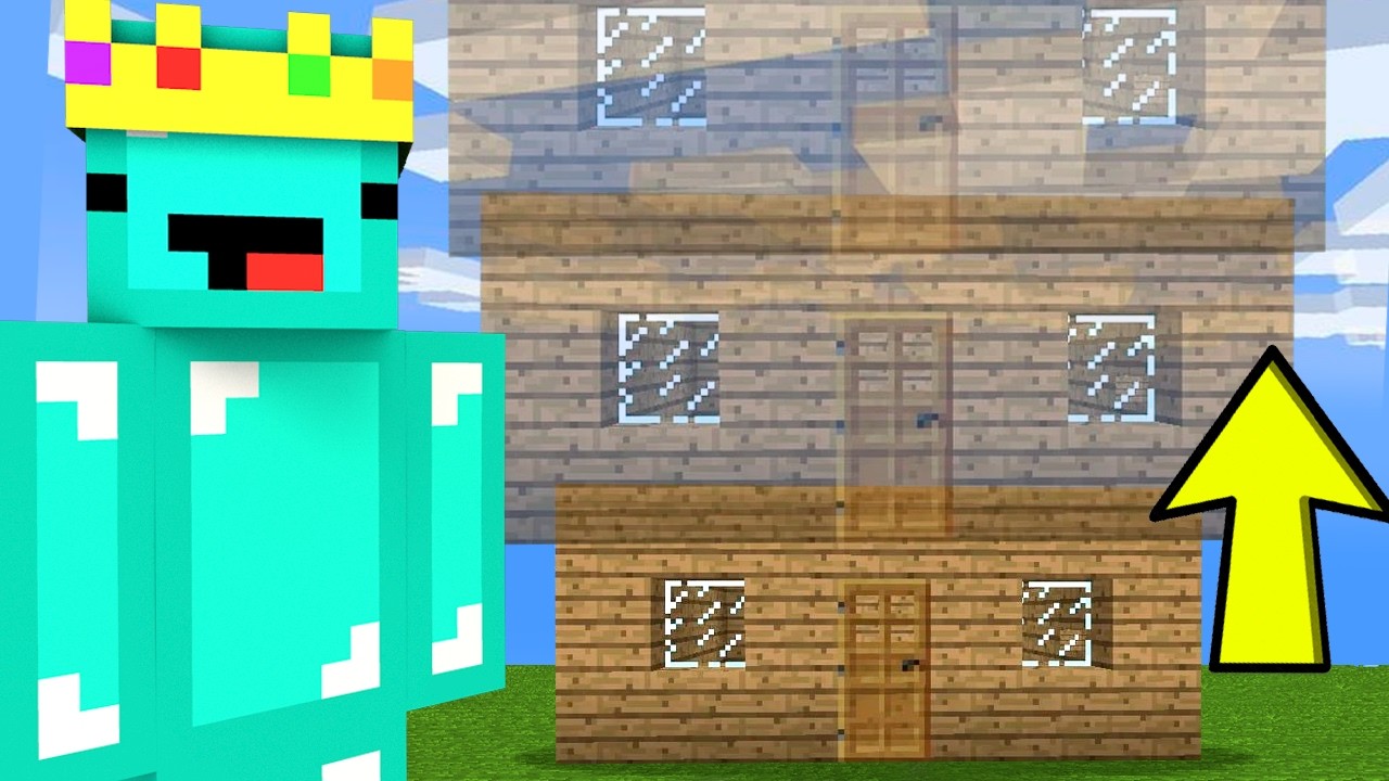 I Slowly Moved This Players House To The SKY LIMIT...