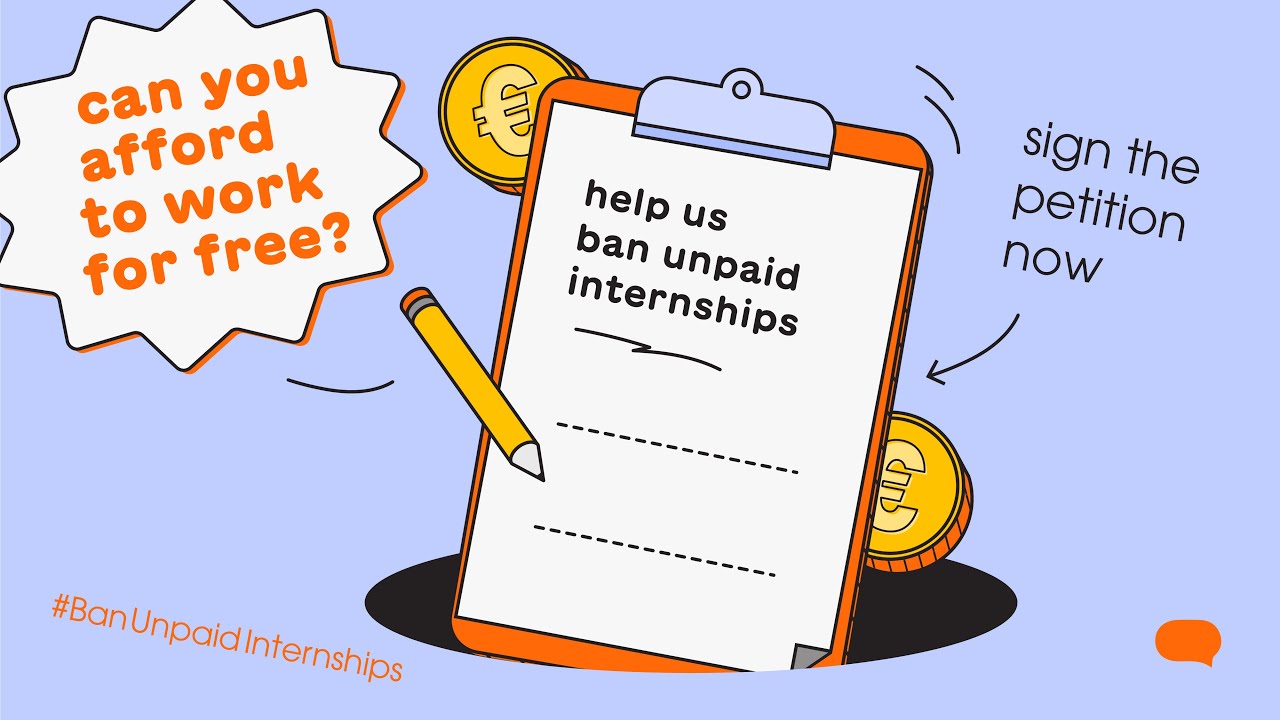 Can you afford to work for free? #BanUnpaidInternships - YouTube