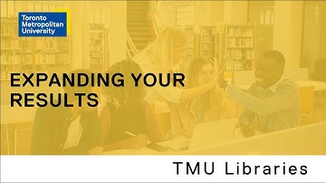 Expanding your Search Results with Boolean Operators: Starting Your Research #3