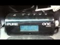 Pure one mini custom in car dab digital radio mod