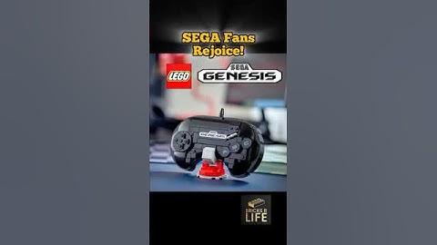 Blast from past! SEGA controller! #lego #nintendo #sega #sonic #hedgehog #sonicthehedgehog #history