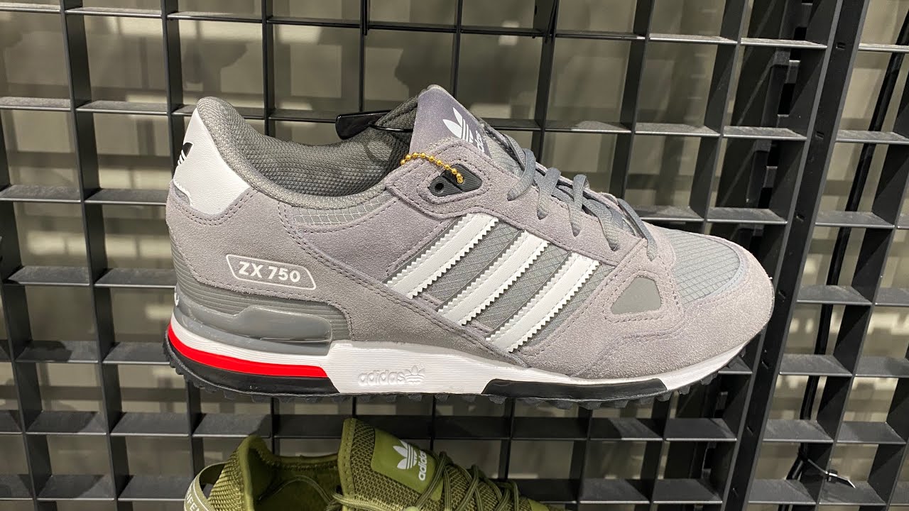 Adidas Originals ZX 750 (Grey) - Product Code: HQ4297 - YouTube
