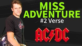 How to play Miss Adventure Guitar Lesson #2 Verse - AC/DC