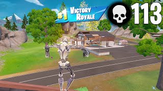 113 Elimination Solo Vs Squads Wins (Fortnite Chapter 6 PS4 Controller Gameplay)