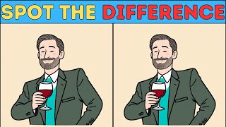 【Spot & Find the 3 Differences: Not TOO EASY】Brain Train! #spotthedifference