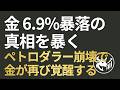 【29分の衝撃】金が6.9%暴落した本当の理由！ペトロダラー崩壊とmBridgeが示す「有事の金」復活シナリオ