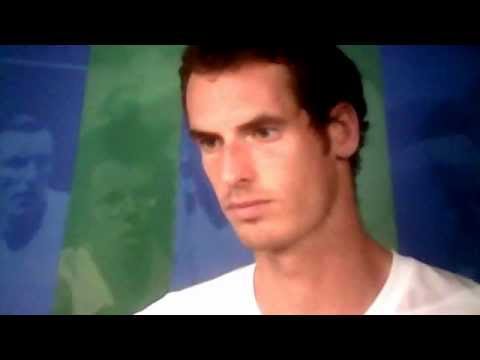 Andy Murray Interview ahead of Tommorow's Wimbledon Final ---- picutre