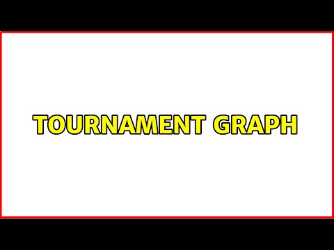 Tournament graph