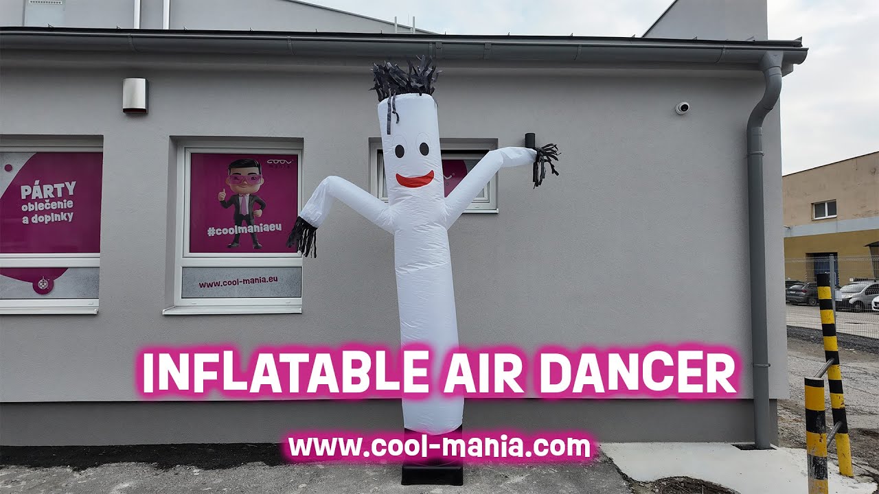 👻 White Inflatable Air Dancer – Fun Wacky Waving Tube Man for Any Event! 💨🎉