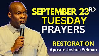 SEPTEMBER 23rd 2025 Start With This Prayer | Apostle Joshua Selman