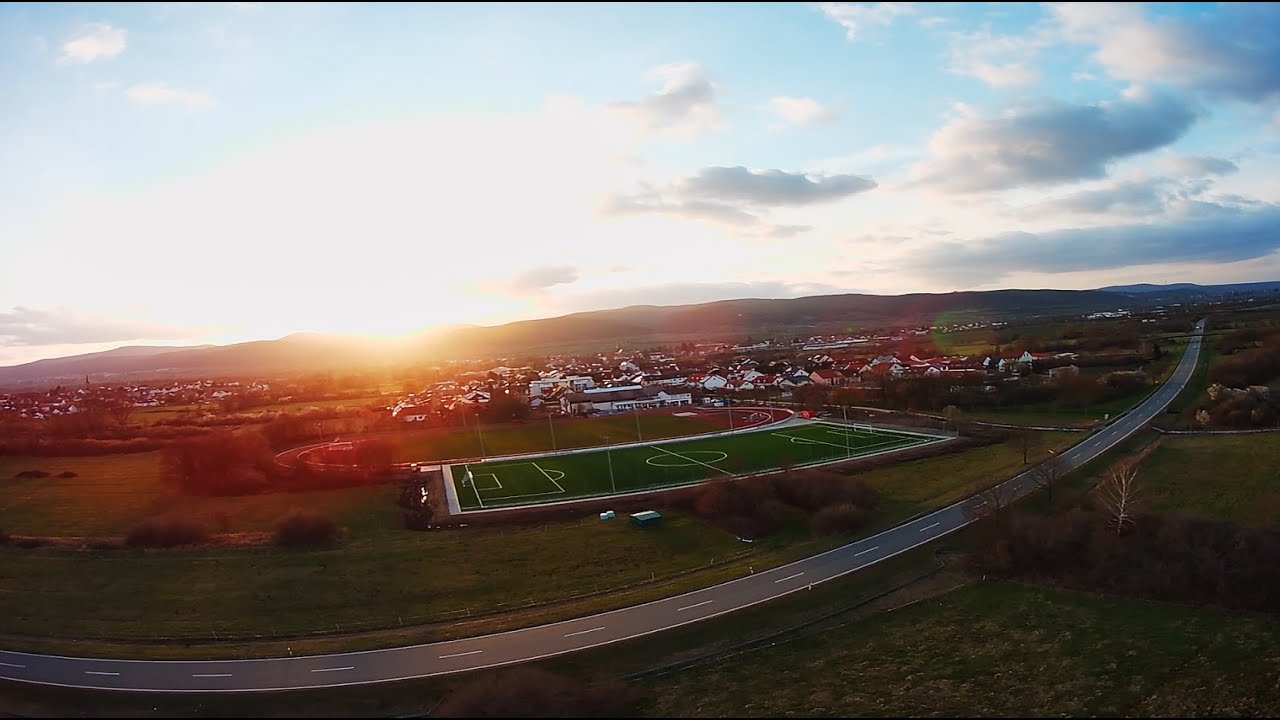 Cinematic FPV drone Freestyle - flying into sunset