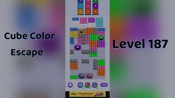 🧩 Cube Color Escape Level 187 Walkthrough | Step-by-Step Guide 🎮 | Go Answer