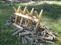Making a Firewood Sawbuck Stand