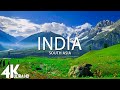 Flying over india 4k u relaxing music along with beautiful natures  4k ultra.
