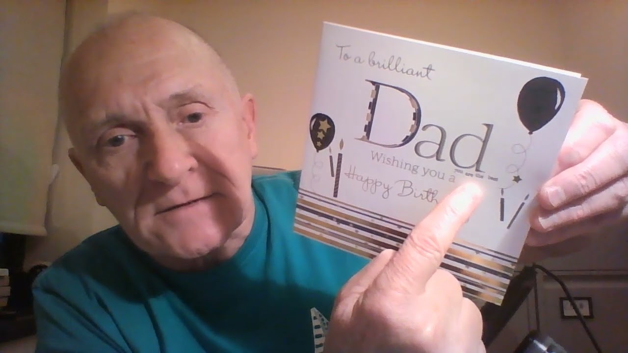 Dad Happy Birthday Greeting Card - Blank Inside