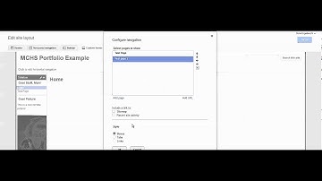 Editing the Horizontal Nav Bar in Google Sites