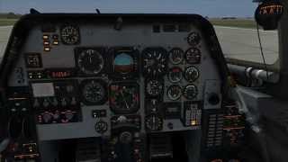 DCS: C-101 Aviojet Taxi and Takeoff in english (beta)