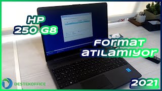 HP 250 G8 HDD GÖRMEME PROBLEMİ ÇÖZÜMÜ