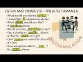 A1-A2 İNGİLİZCE DİNLEME TESTİ PART 1 - İNGİLİZCE LISTENING BECERİLERİNİZİ GELİŞTİRİN