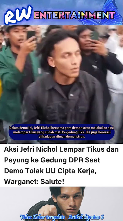 Jefri Nichol terang-terangan lempar payung #news #new #trending #youtuber #fyp #viral #artist