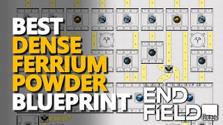 Best Dense Ferrium Powder Blueprint Production Line Arknights Endfield