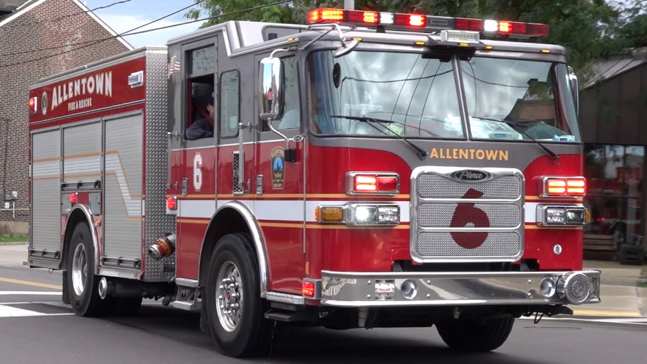 Allentown Fire Department Engine 6 & City of Allentown Paramedics Medic