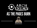 Arch Enemy • As The Pages Burn (CC) 🎤 [Karaoke] [Instrumental Lyrics]