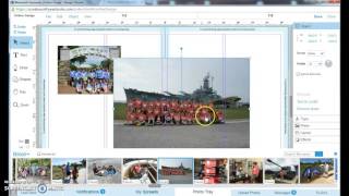 How to load a picture on a page in Walsworth Online Design