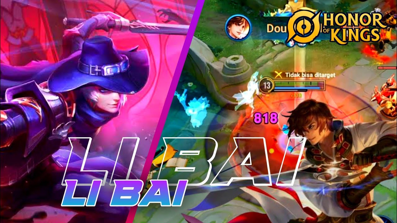 PERFECT GAMEPLAY TOP GLOBAL LI BAI - HONOR OF KINGS