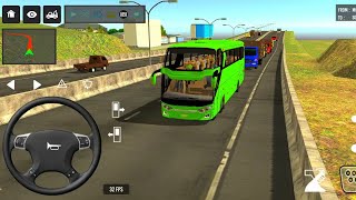 BUS SIMULATOR INDONESIA|| Bus🚌 Driving👮‍♂️ City euro Coach bus Simulator 🔥-Android Gameplay Bus 2024 screenshot 3