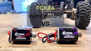 injora 80t VS 60t! new fcx24 motors! crazy fast! #fcx24 #injora