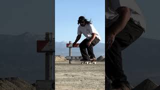 Test Run OJ Mini Super Juice 56mm wheels out in the Western Mojave Desert.