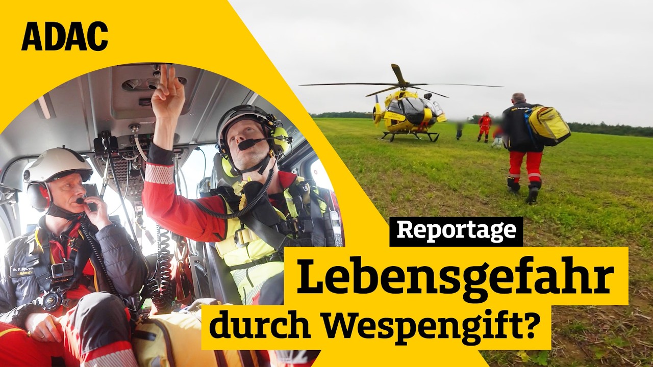 Notfall im Wald: Wird der Wespenstich zur Lebensgefahr? I ADAC im Einsatz