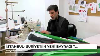 İstanbul- Suriye'nin yeni bayrağı Türkiye'de de üretiliyor: 'Şu ana kadar 1 milyona yakın bayrak ...