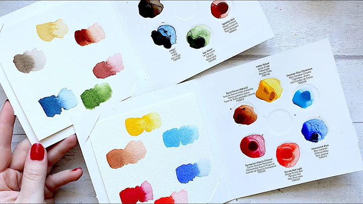 QoR Watercolour Swatching: 12 colours!