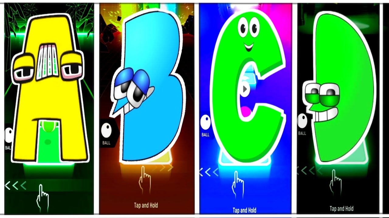 Alphabet Lore 🆚 Alphabet Lore Team 🆚 Alphabet Lore FUNNY 🆚 Tiles Hop ...